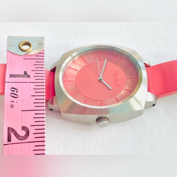 RIP CURL PINK WATCH—New Battery—Stainless Steel Case—NICE - Picture 8 of 13